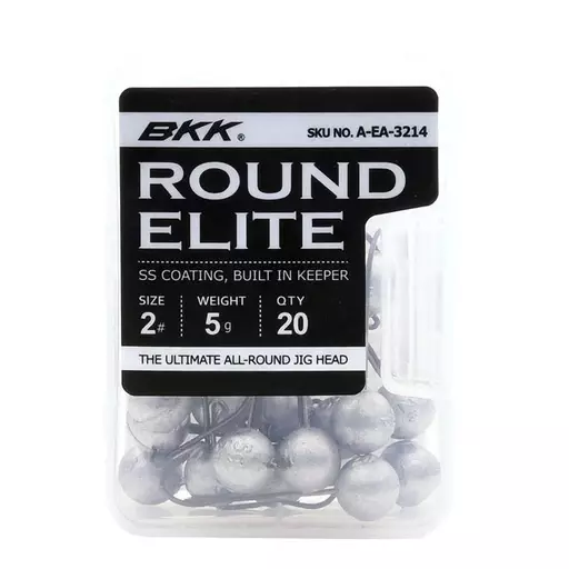 BKK Round Elite-Classic Jig Head 7g 20-pack