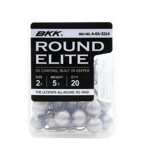 BKK Round Elite-Classic Jig Head 5g 20-pack