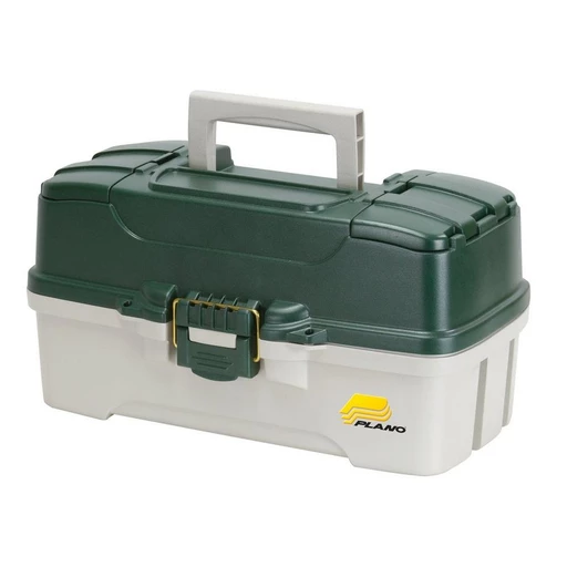 Plano Three-Tray Tackle Box Green Metallic