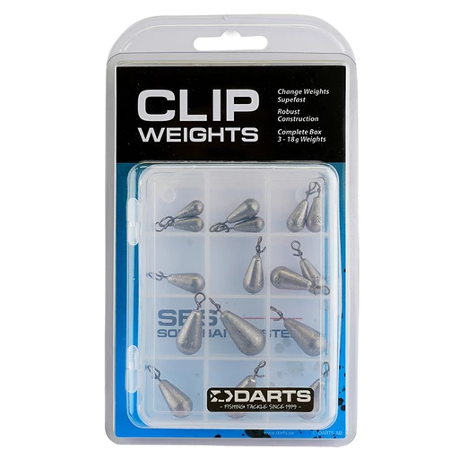 Darts Clip Weights Komplett Box