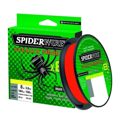 SpiderWire Stealth Smooth8 150m Red