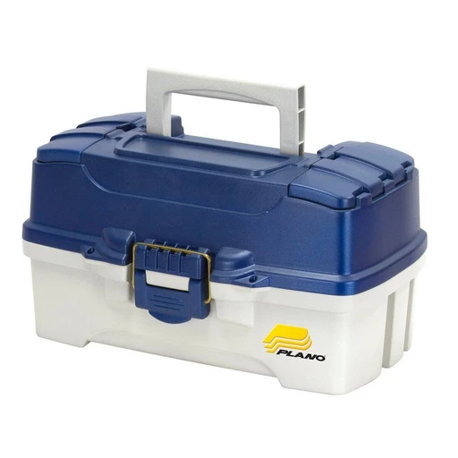 Plano Two-Tray Tackle Box Blue Metallic