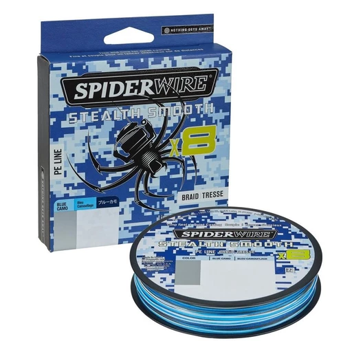 Spiderwire Stealth Smooth Braid 150m Blue Camo